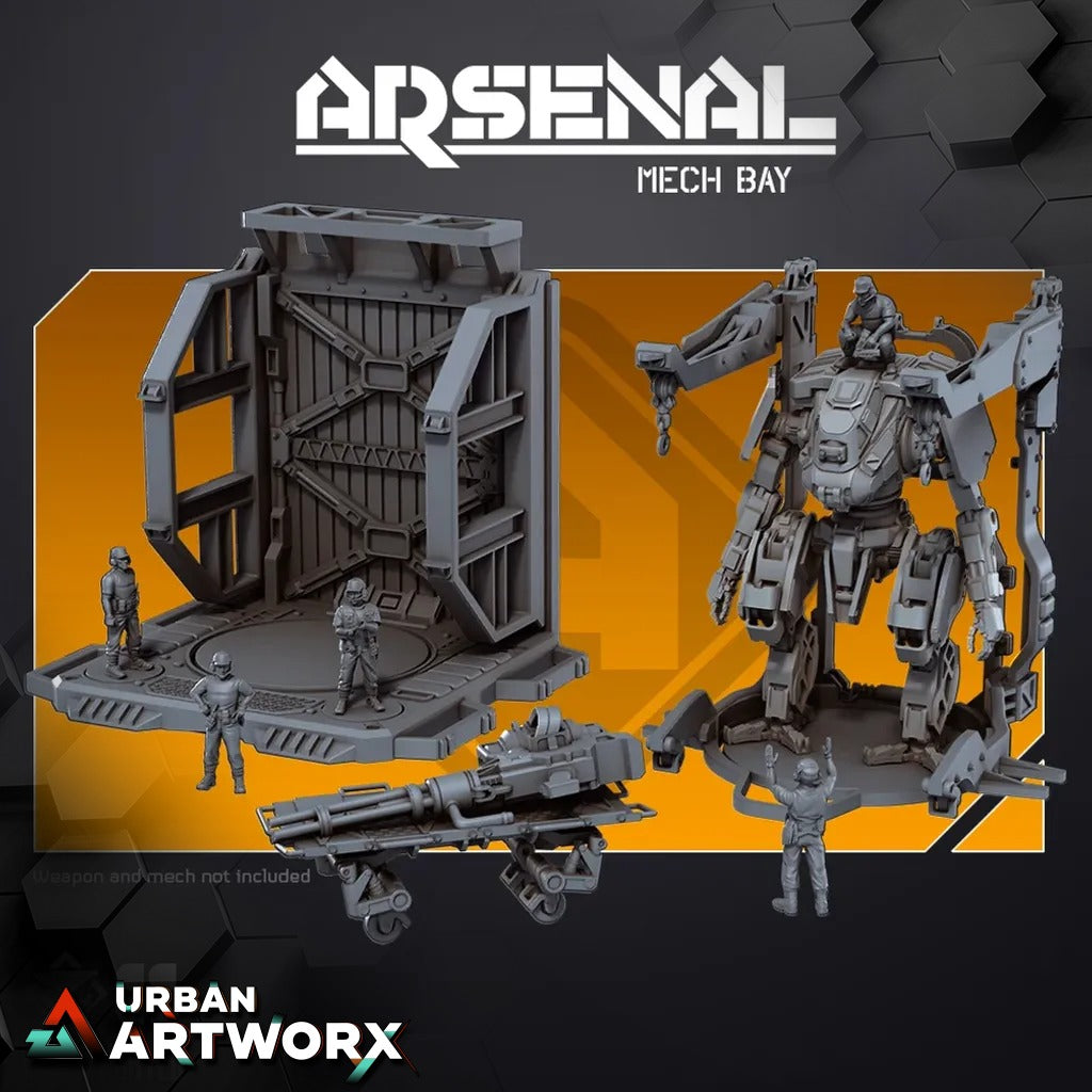 Tabletop Miniaturen - Skullforge Studios - Arsenal: Mech Bay (NO Mech included)