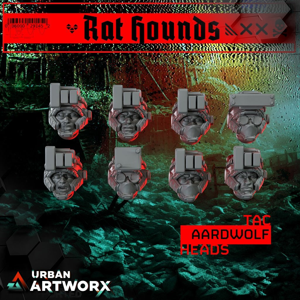 Tabletop Miniaturen - Skullforge Studios - Rat Hounds: TAC Aardwolf (12)