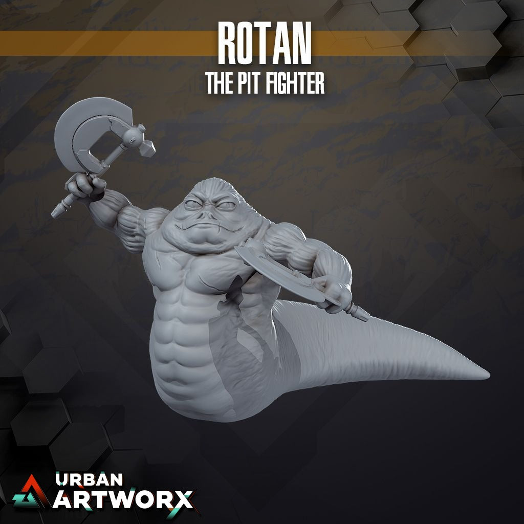 Tabletop Miniaturen - Skullforge Studios - Rotan The Pit Fighter (1)