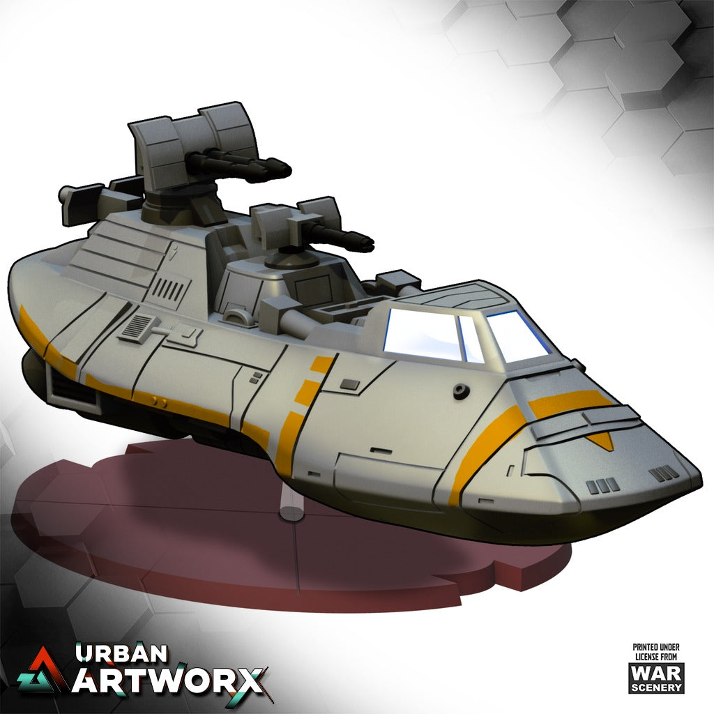 Tabletop Gelände - War Scenery - Insurgent Battleforce - Insurgent Repulsor Skiff