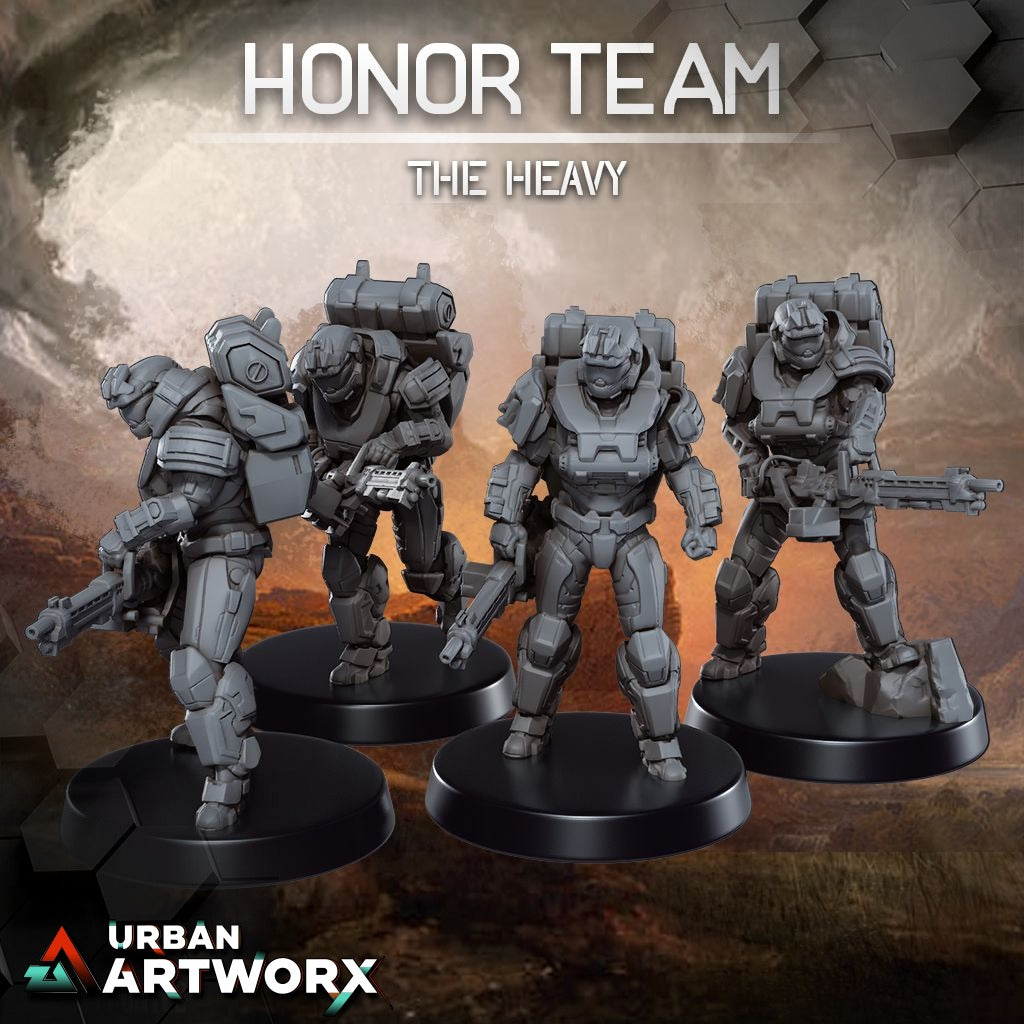 Tabletop Miniaturen - Skullforge Studios - Honor Team: The Heavy (4)