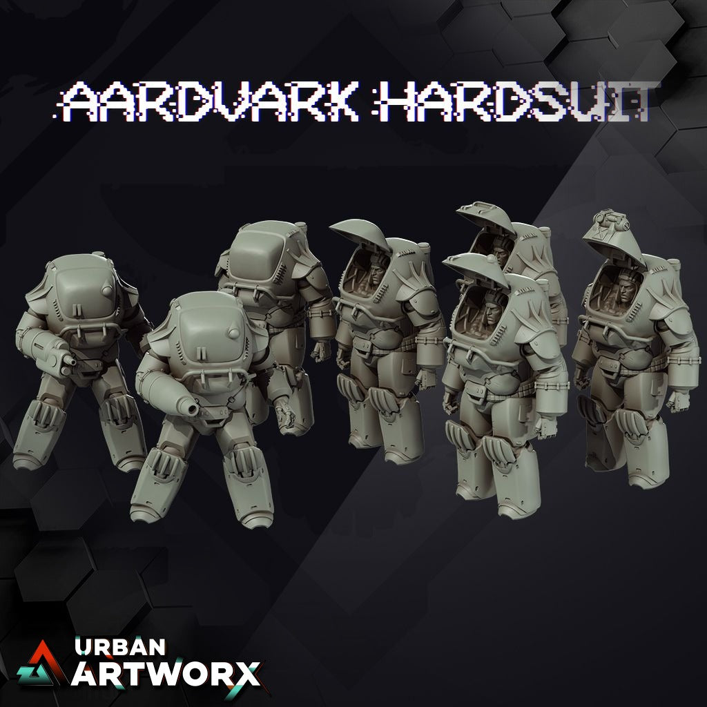 Tabletop Miniaturen - Skullforge Studios - Aardvark Hardsuits (13)