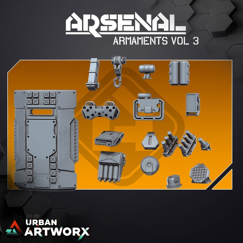 Tabletop Miniaturen - Skullforge Studios - Arsenal: Armaments Vol 3