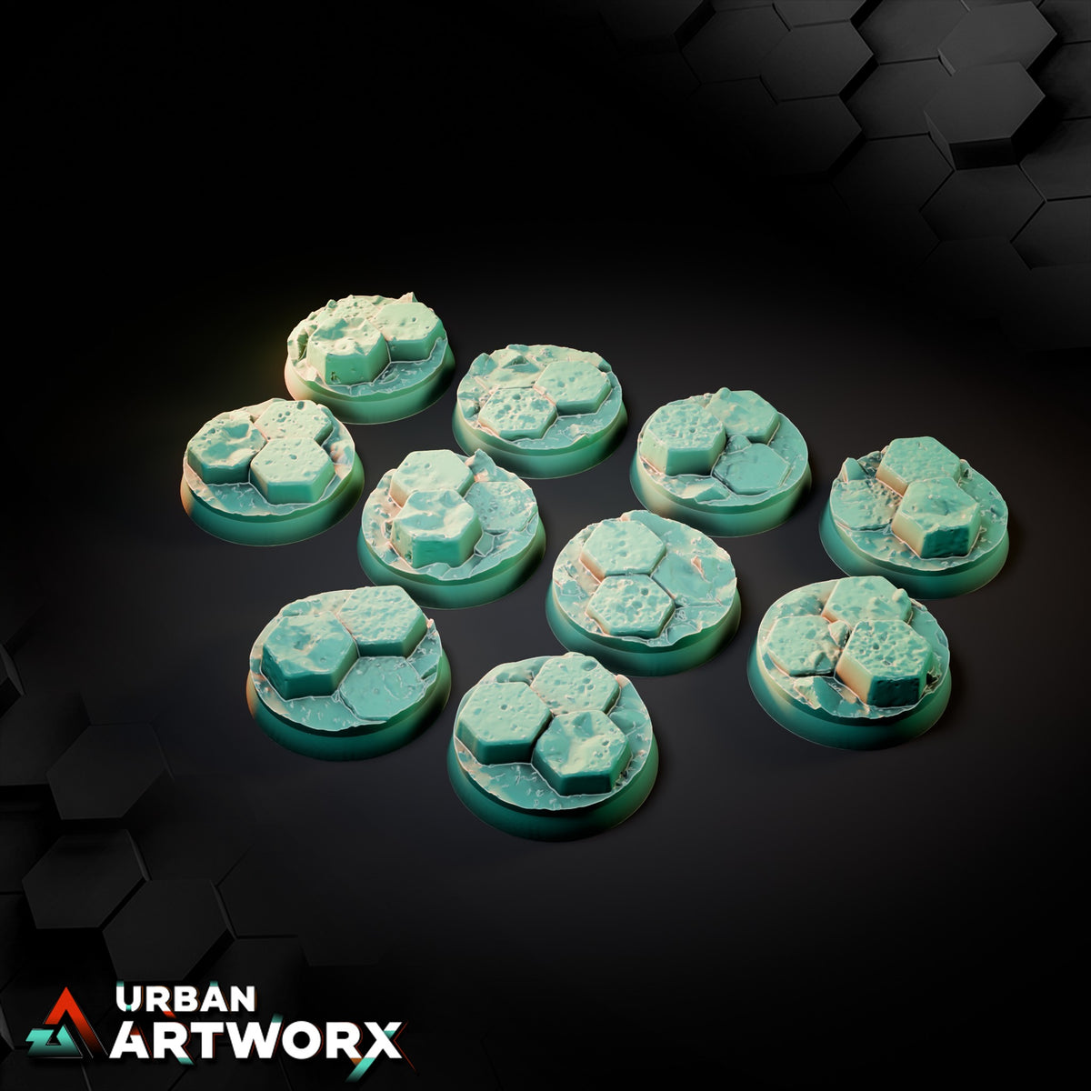 Basaltic Bases – Round 25mm (10)