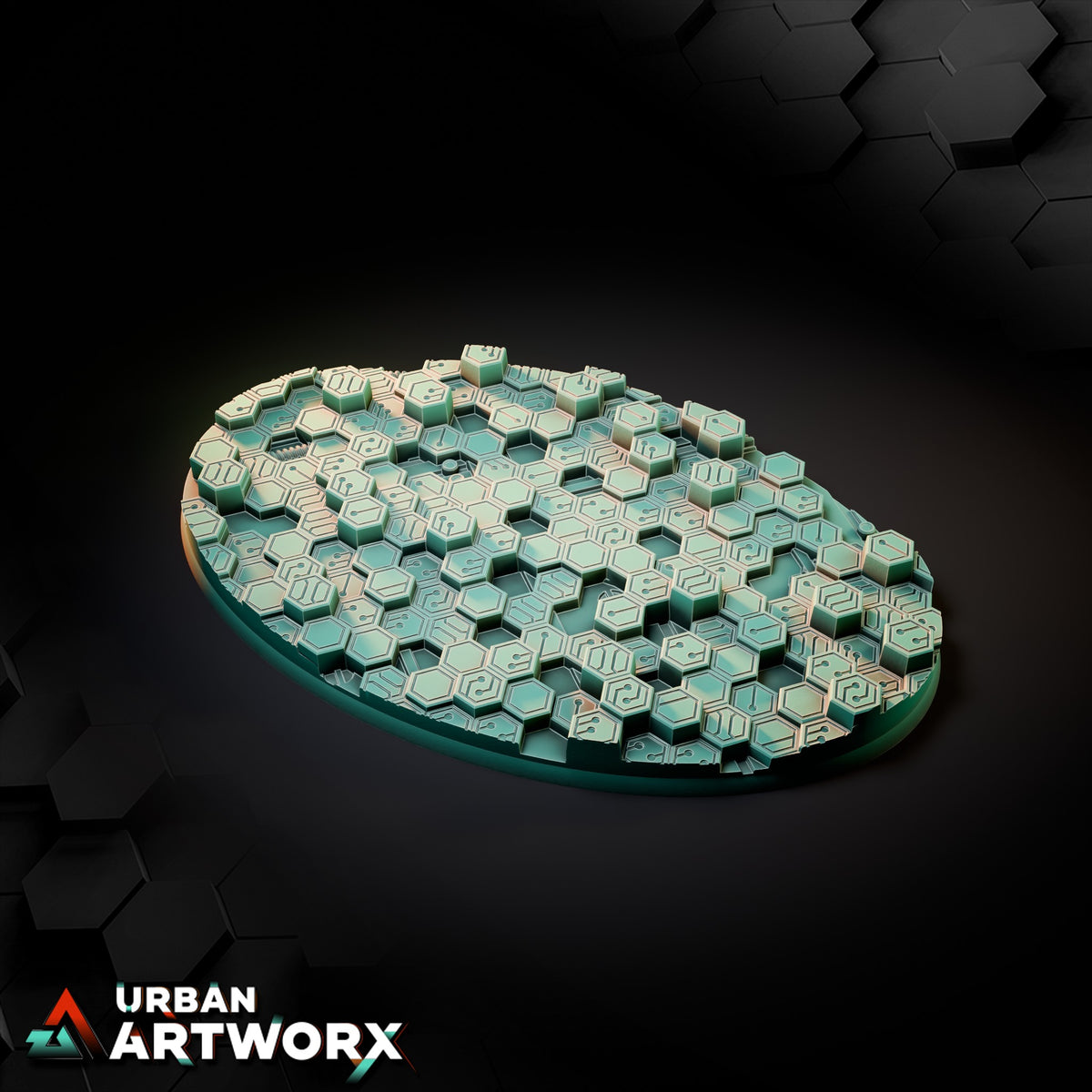 Cyberhex Bases – Oval 170x105mm