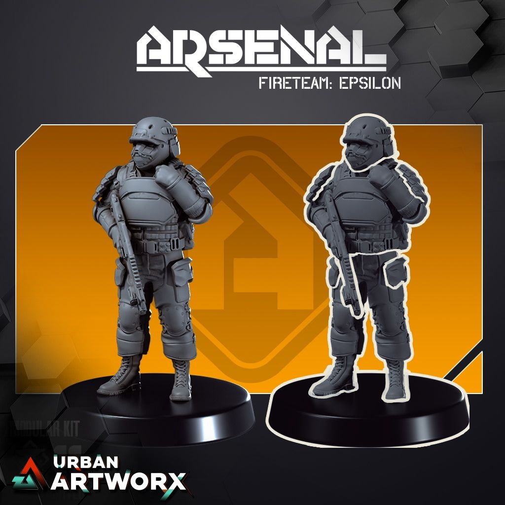 Tabletop Miniaturen - Skullforge Studios - Arsenal: Fireteam Epsilon (10) Modular