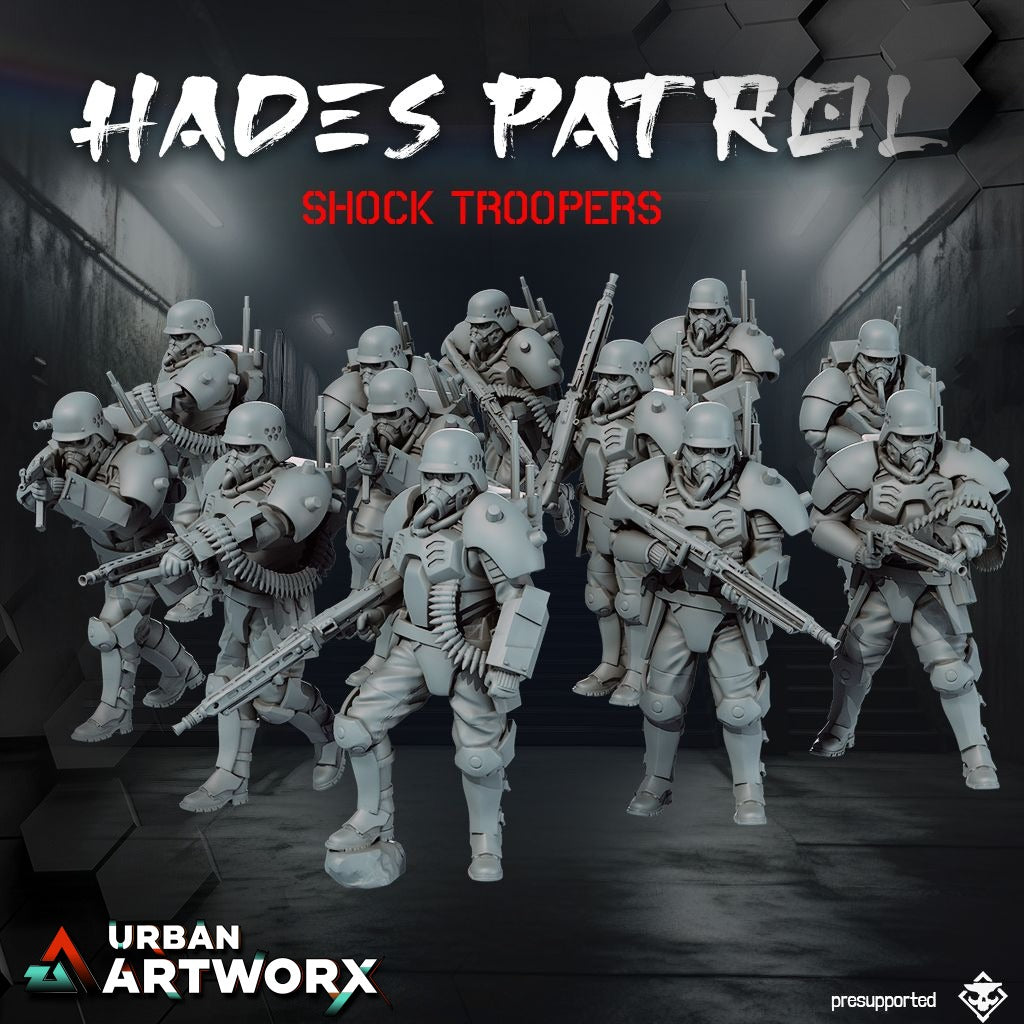 Tabletop Miniaturen - Skullforge Studios - Hades Patrol: Shock Troopers (12)