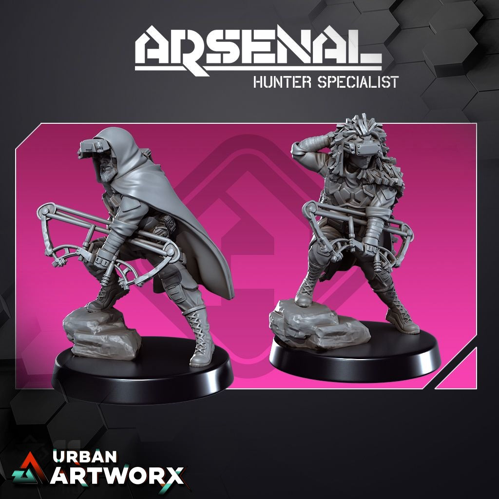 Tabletop Miniaturen - Skullforge Studios - Arsenal: Hunter Specialist (2)