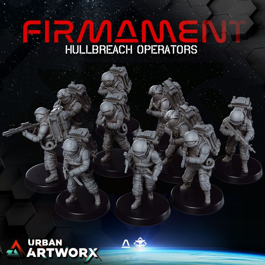 Tabletop Miniaturen - Skullforge Studios - Firmament: Hullbreach Operators Set 3 (10)
