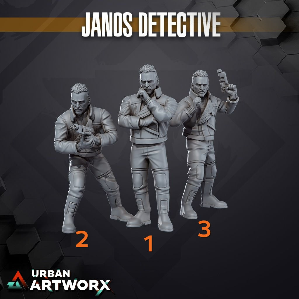 Tabletop Miniaturen - Skullforge Studios - Janos: Detective (3)