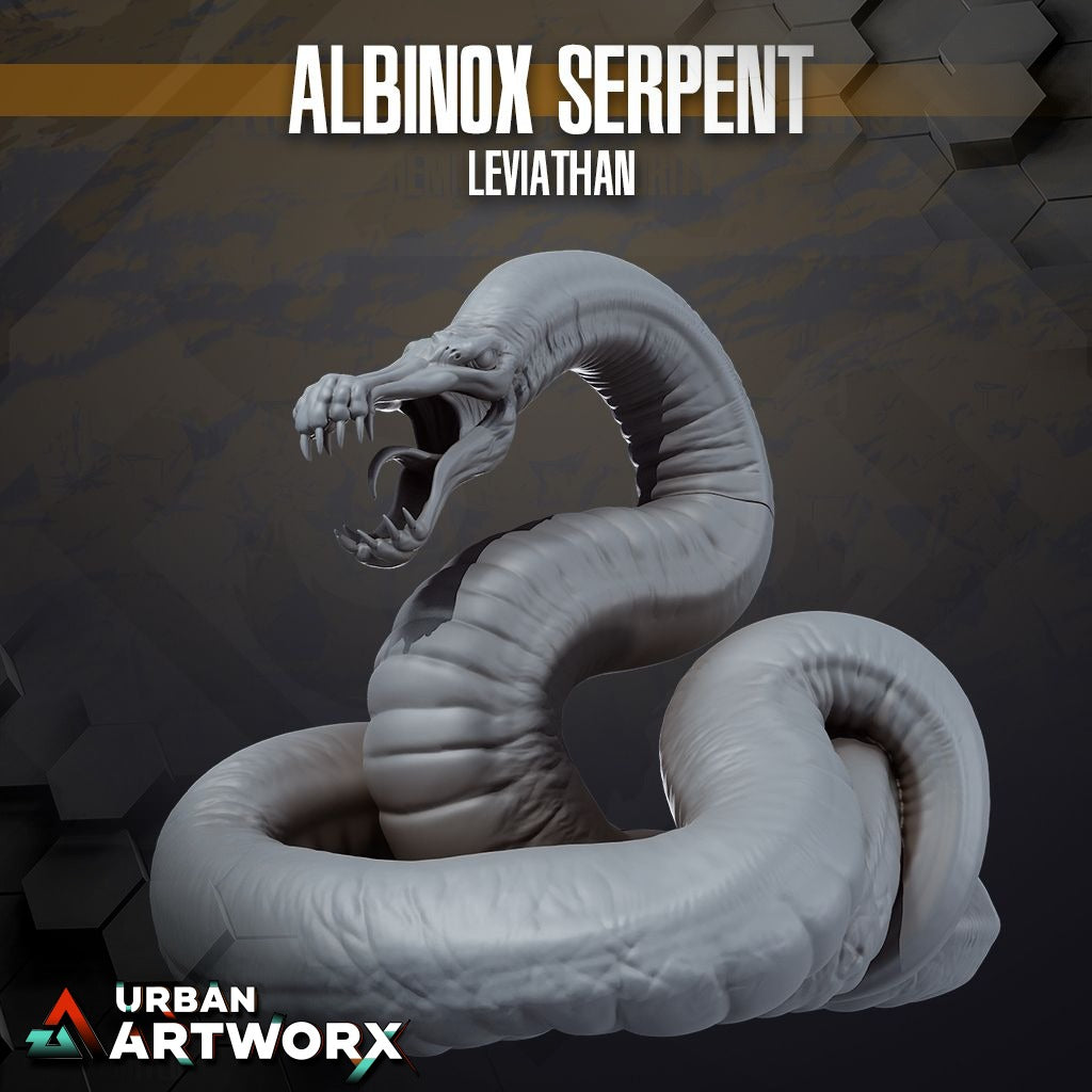 Tabletop Miniaturen - Skullforge Studios - Albinox Serpent Leviathan (1)
