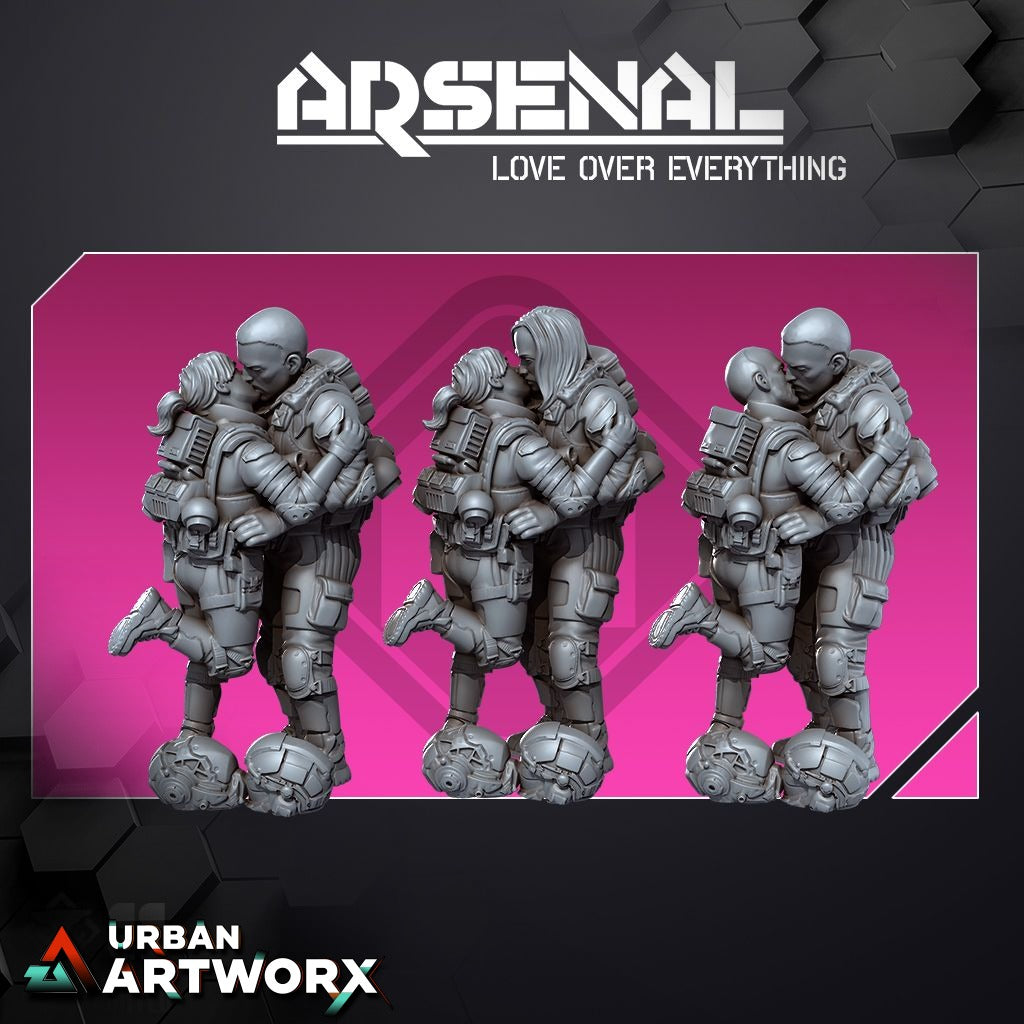 Tabletop Miniaturen - Skullforge Studios - Arsenal: Love over Everything (3)