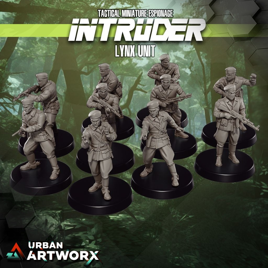 Tabletop Miniaturen - Skullforge Studios - Intruder: Lynx Unit (10)