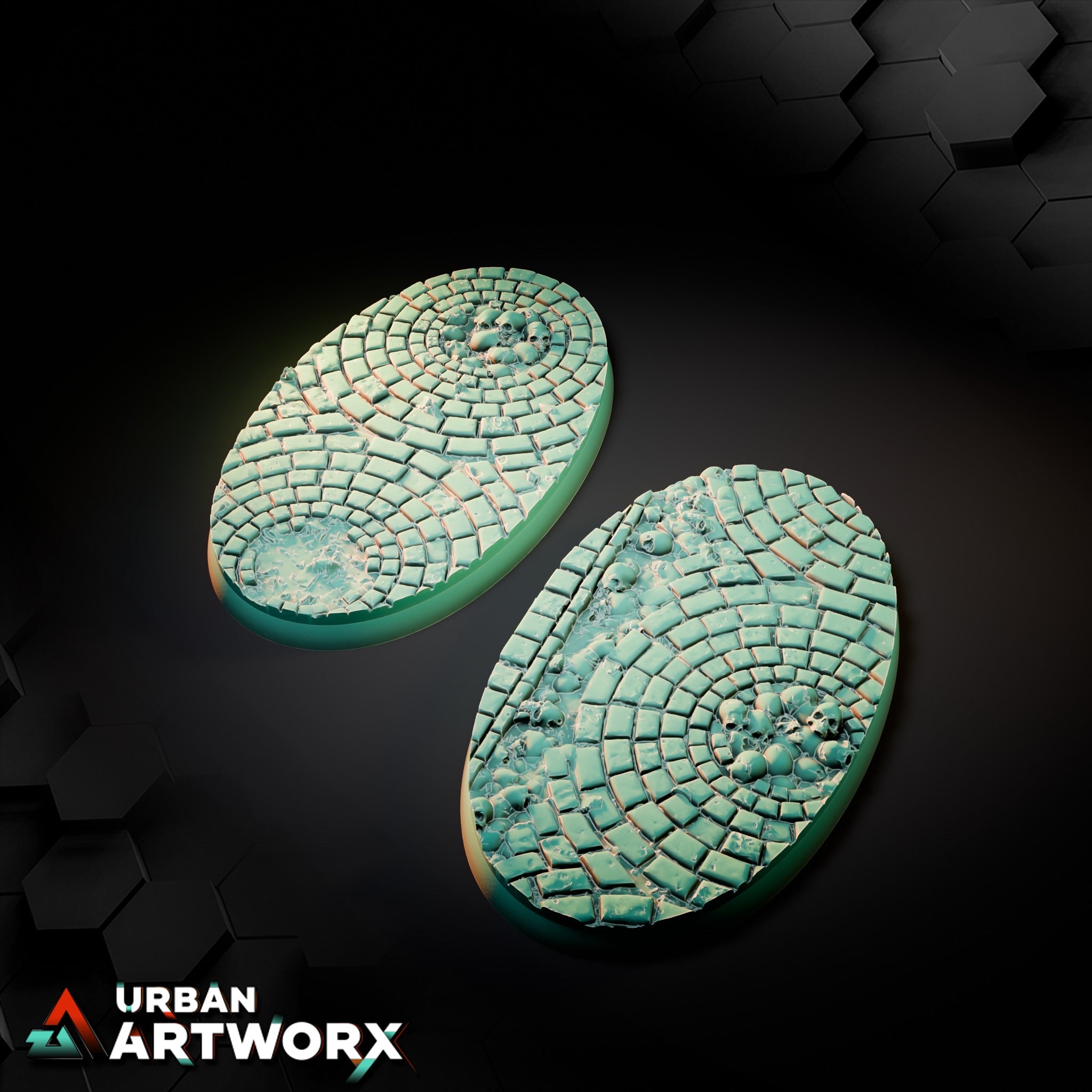 Medieval Road Bases – Oval 90x52mm (2)