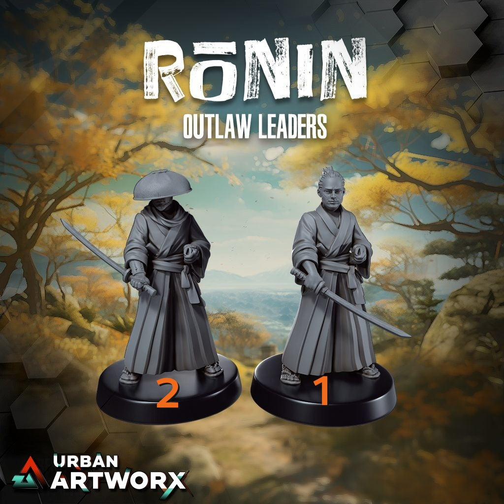 Tabletop Miniaturen - Skullforge Studios - Ronin: Outlaw Leaders (2)