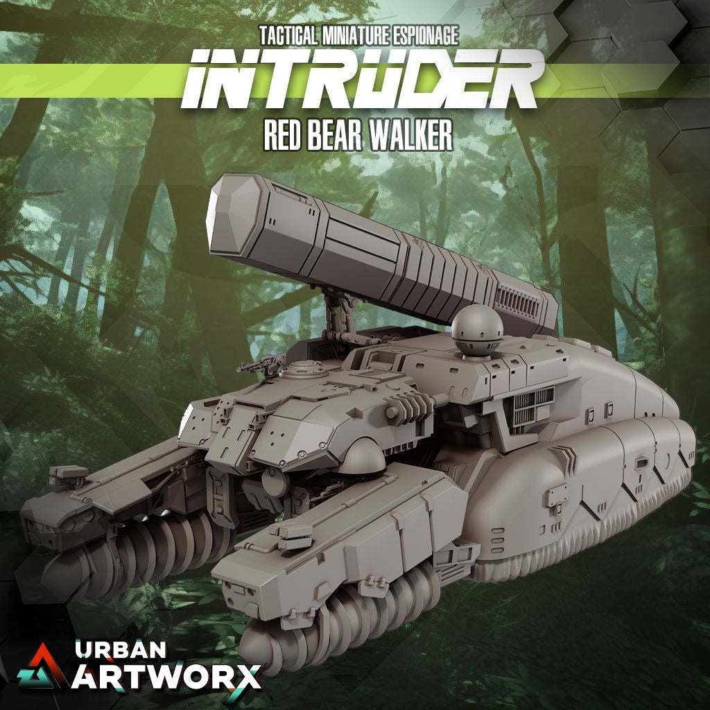 Tabletop Miniaturen - Skullforge Studios - Intruder: Red Bear Walker (1) (PLA+Resin Combo)