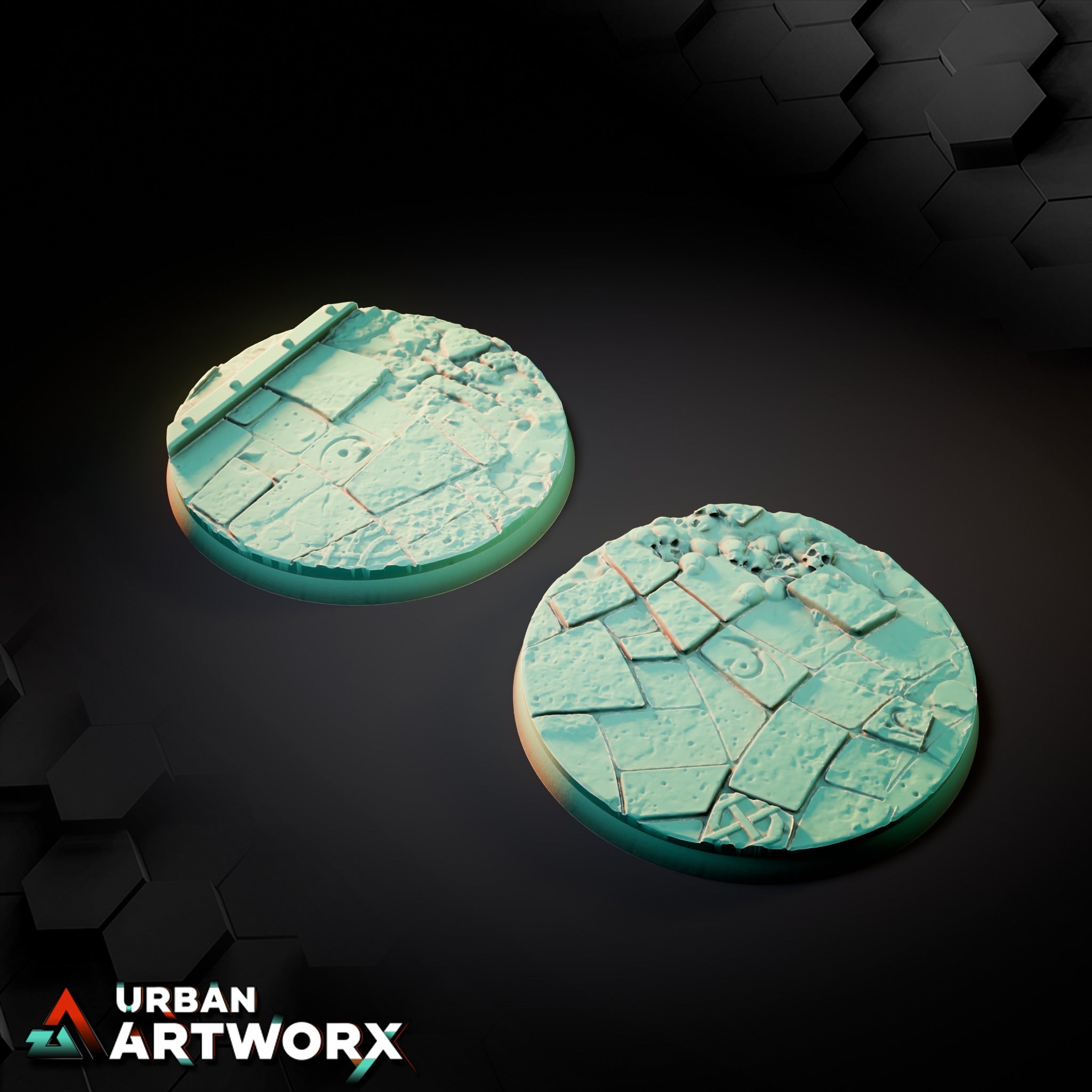 Sacred Temples Bases – Round 60mm (2)
