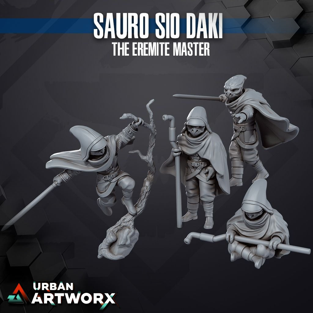 Tabletop Miniaturen - Skullforge Studios - Sauro Sio Daki The Eremite Master (4)