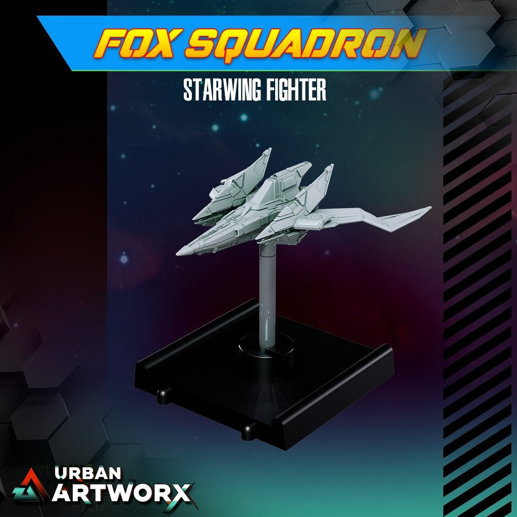 Tabletop Miniaturen - Skullforge Studios - Fox Squadron: Starwing Fighter Scale Model (1)