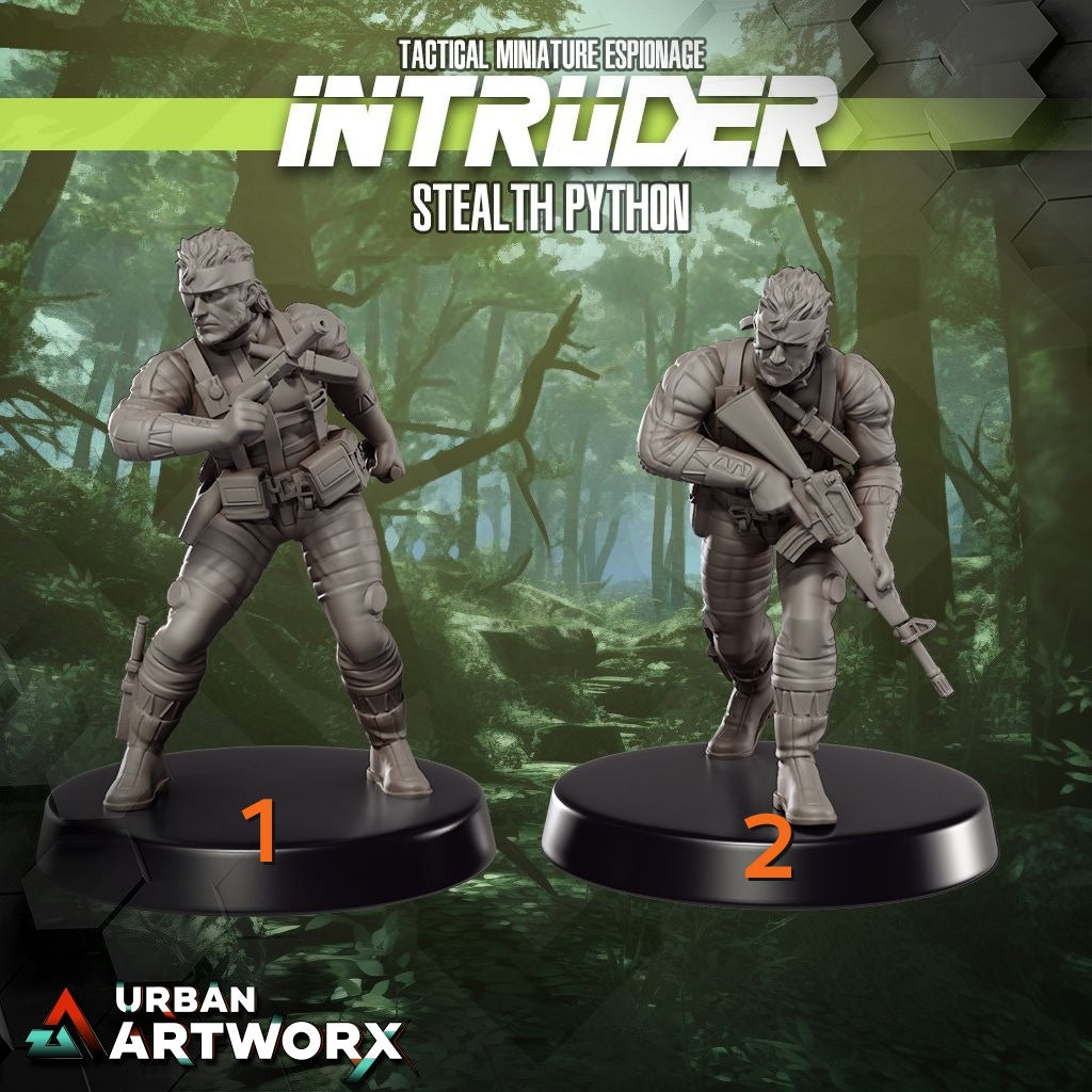 Tabletop Miniaturen - Skullforge Studios - Intruder: Stealth Python (2)