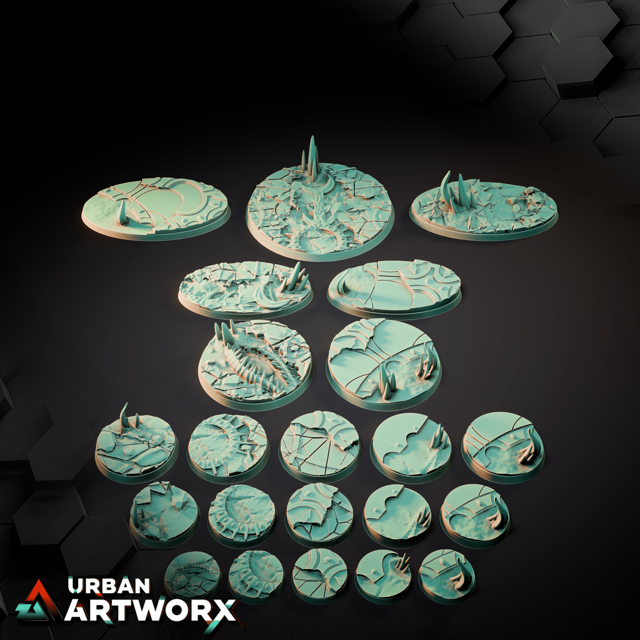 Tabletop Bases - Sacrusmundus - Belkartam Corrupted Ancient World Bases Sacrusmundus