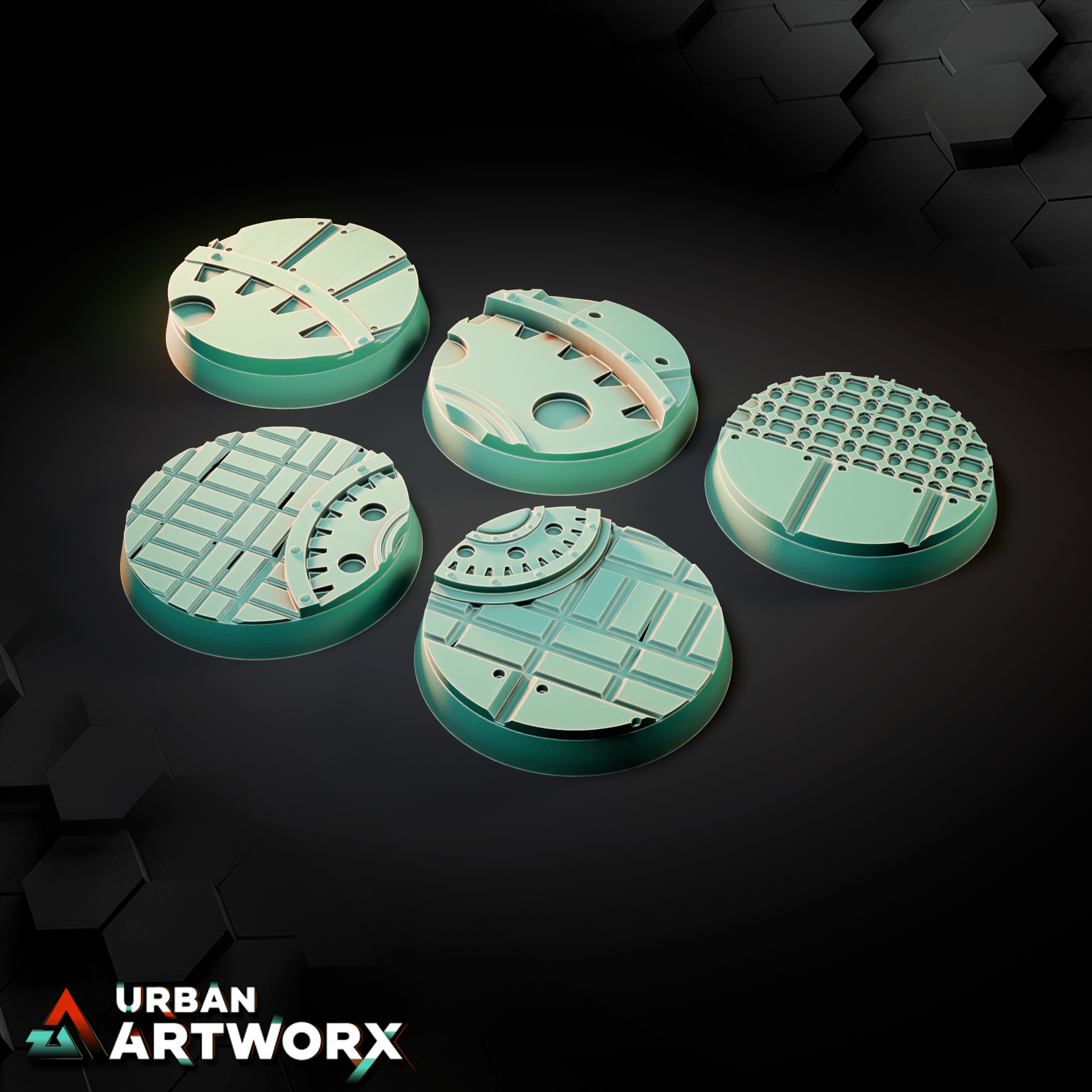 Tabletop Bases - Sacrusmundus - Cognis Steam World Bases Sacrusmundus Round 32mm (10)