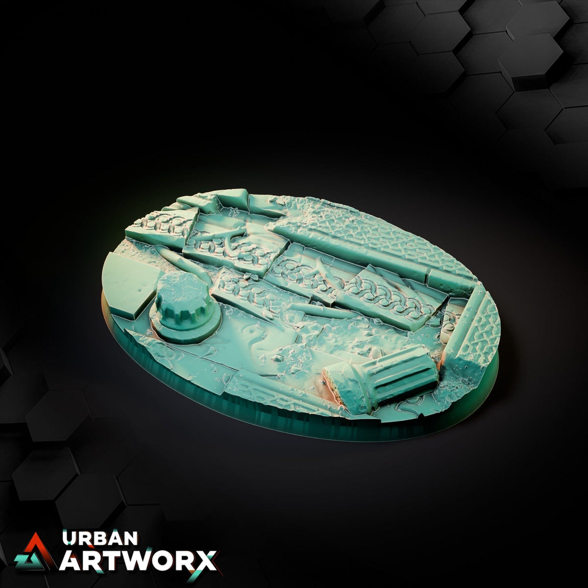 Tabletop Bases - Txarli Factory - Ancestral Ruins Bases Bases Txarli Factory Oval 105x70mm