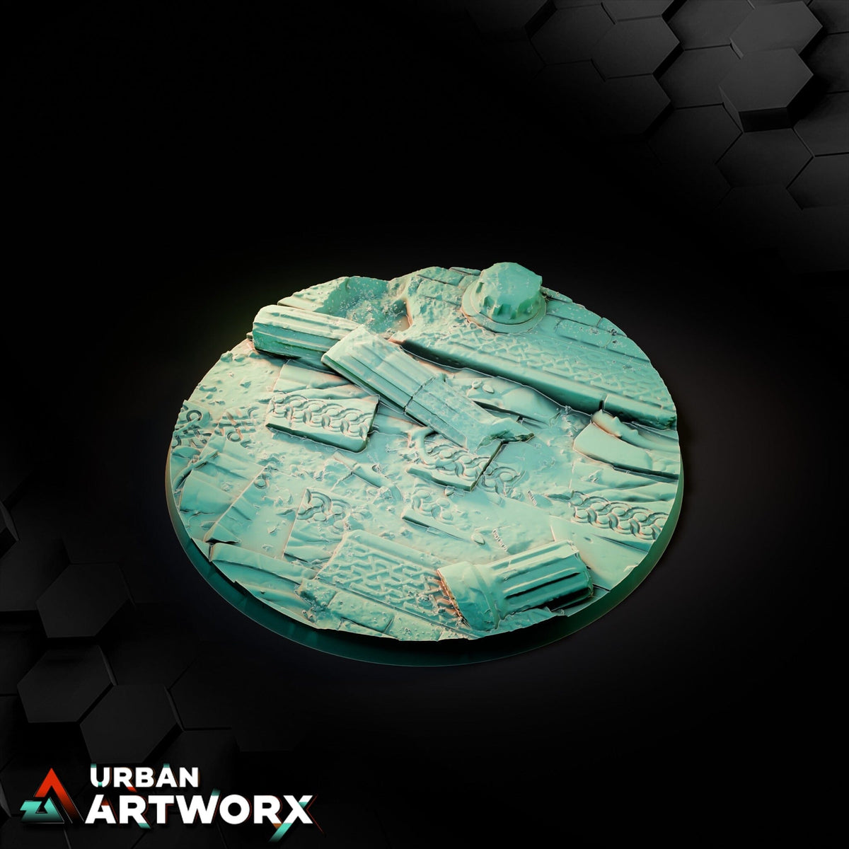Tabletop Bases - Txarli Factory - Ancestral Ruins Bases Bases Txarli Factory Round 130mm