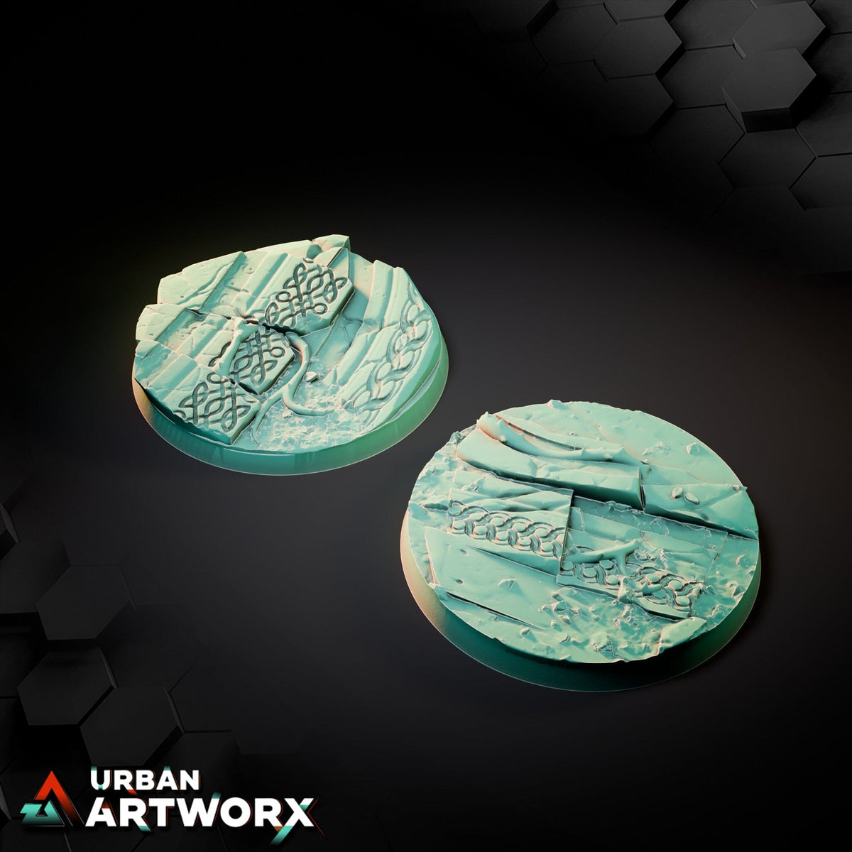 Tabletop Bases - Txarli Factory - Ancestral Ruins Bases Bases Txarli Factory Round 60mm (2)