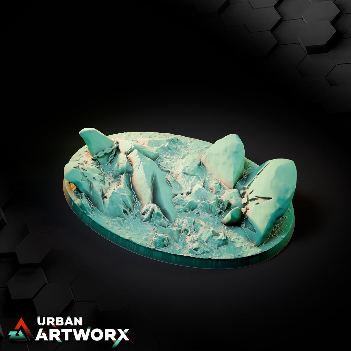 Tabletop Bases - Txarli Factory - Chaos Hell Bases Bases Txarli Factory Oval 105x70mm
