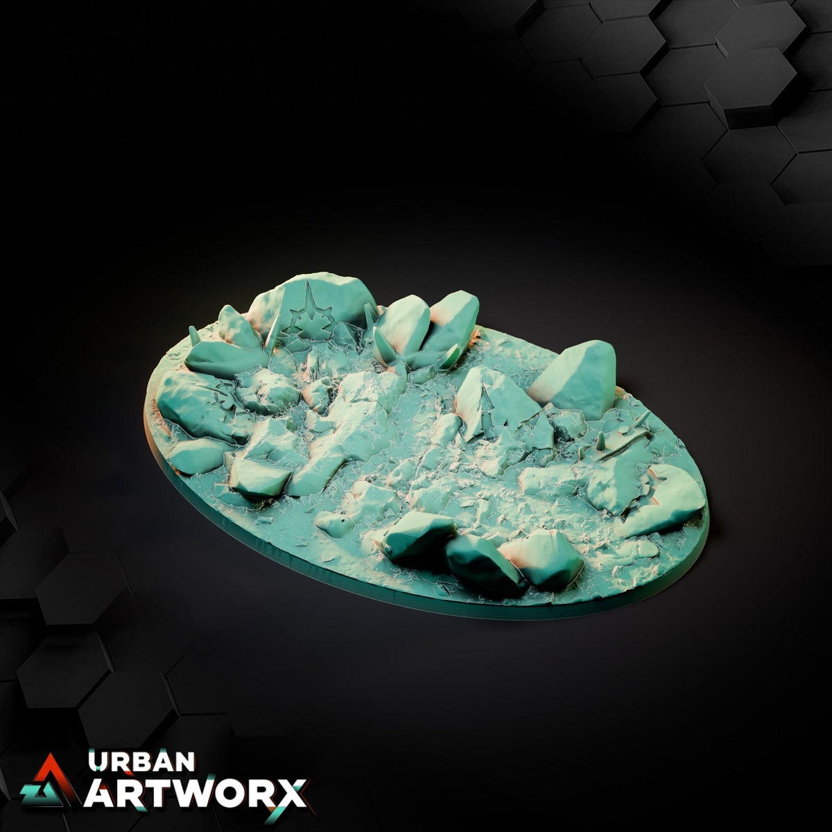 Tabletop Bases - Txarli Factory - Chaos Hell Bases Bases Txarli Factory Oval 170x105mm