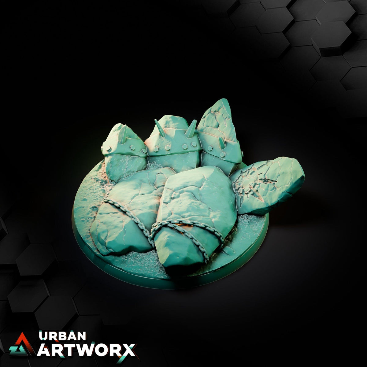 Tabletop Bases - Txarli Factory - Chaos Hell Bases Bases Txarli Factory Round 90mm