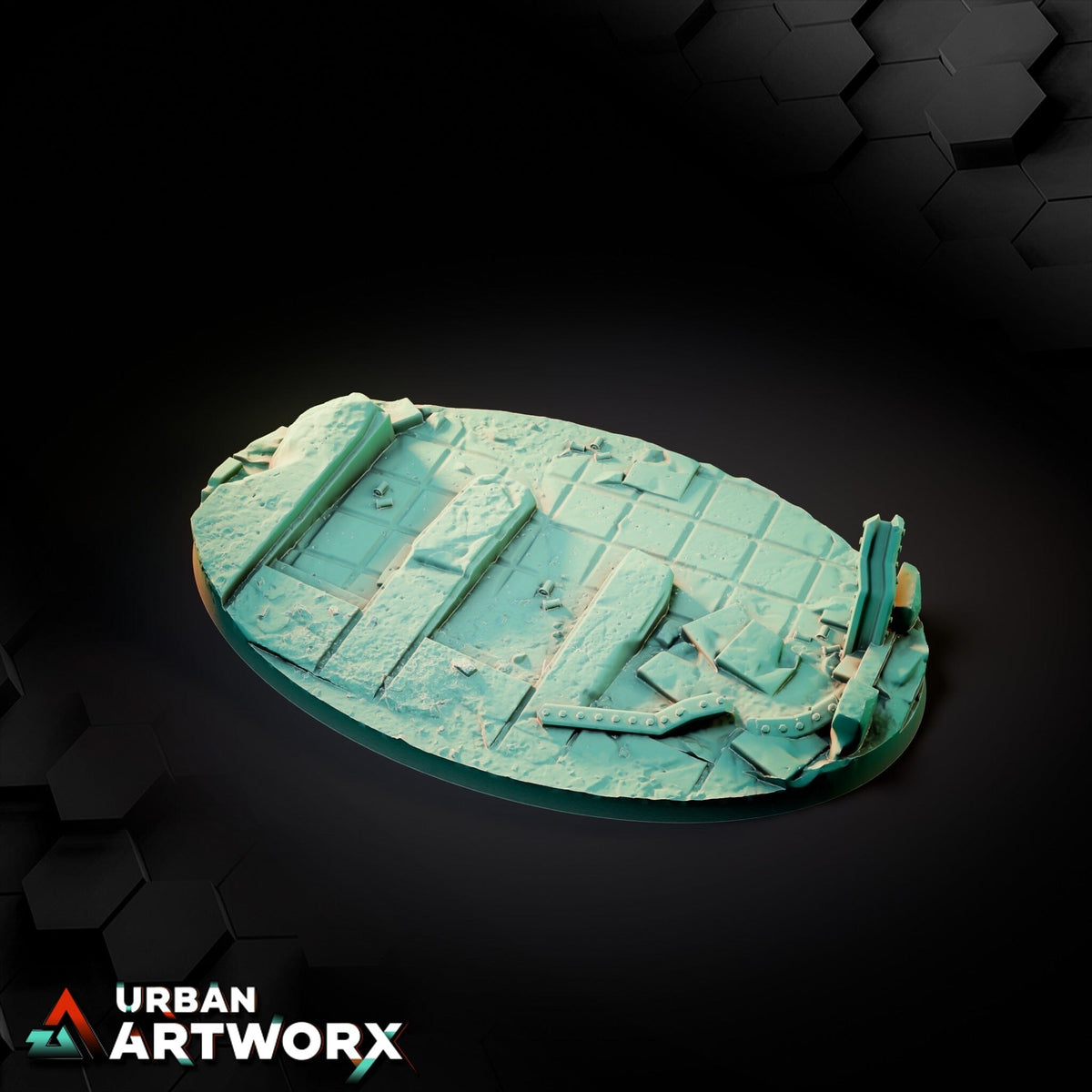Tabletop Bases - Txarli Factory - City Ruins Bases Bases Txarli Factory Oval 170x105mm