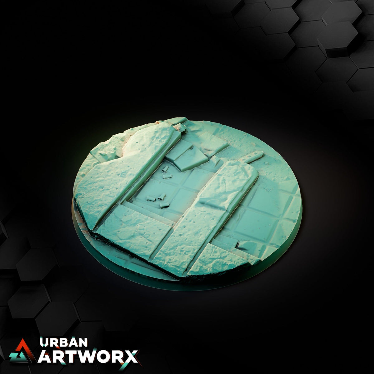 Tabletop Bases - Txarli Factory - City Ruins Bases Bases Txarli Factory Round 130mm