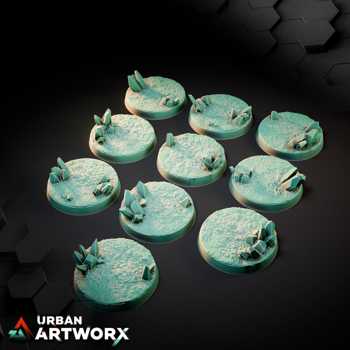 Tabletop Bases - Txarli Factory - Crystal Bases Bases Txarli Factory Round 28mm (10)