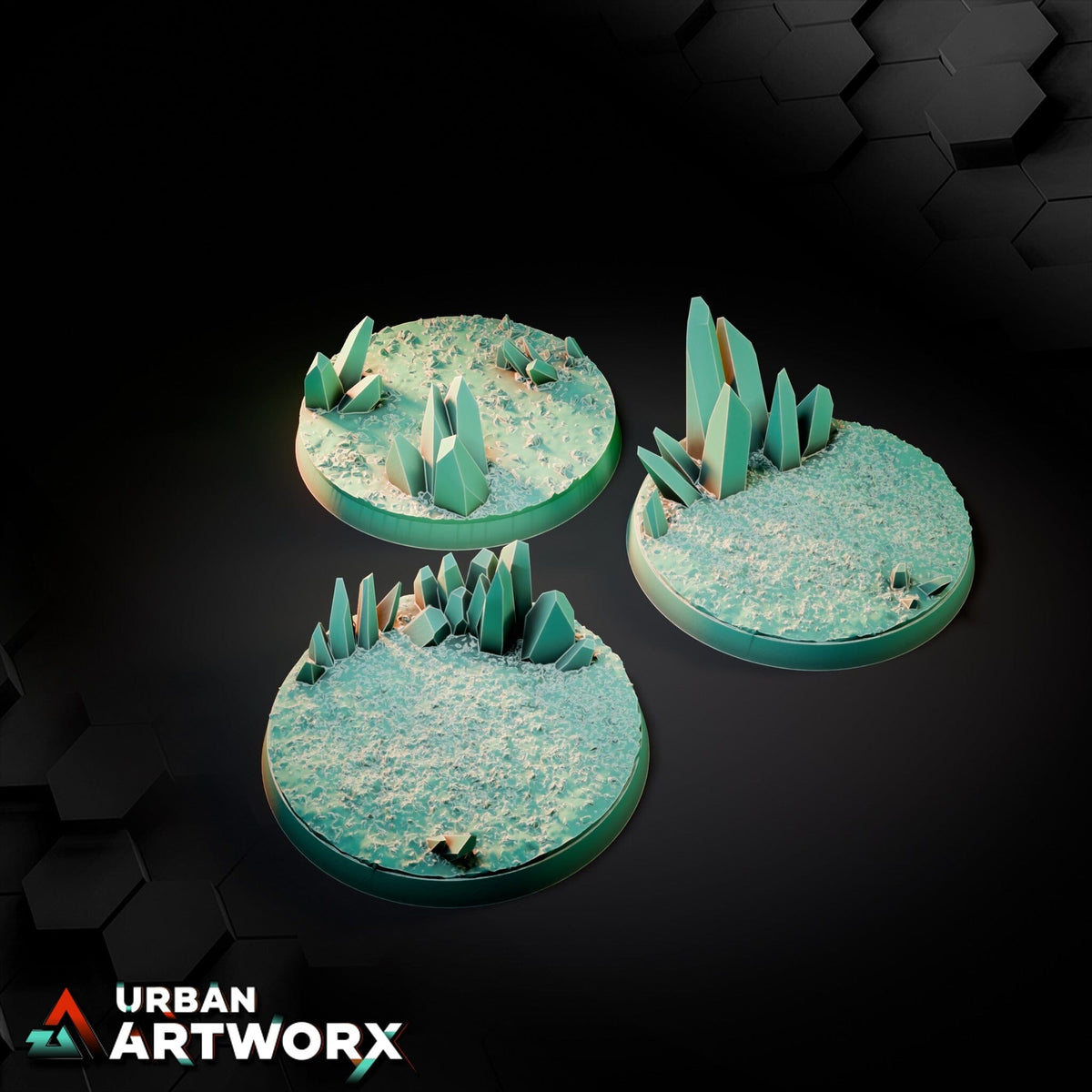 Tabletop Bases - Txarli Factory - Crystal Bases Bases Txarli Factory Round 50mm (3)
