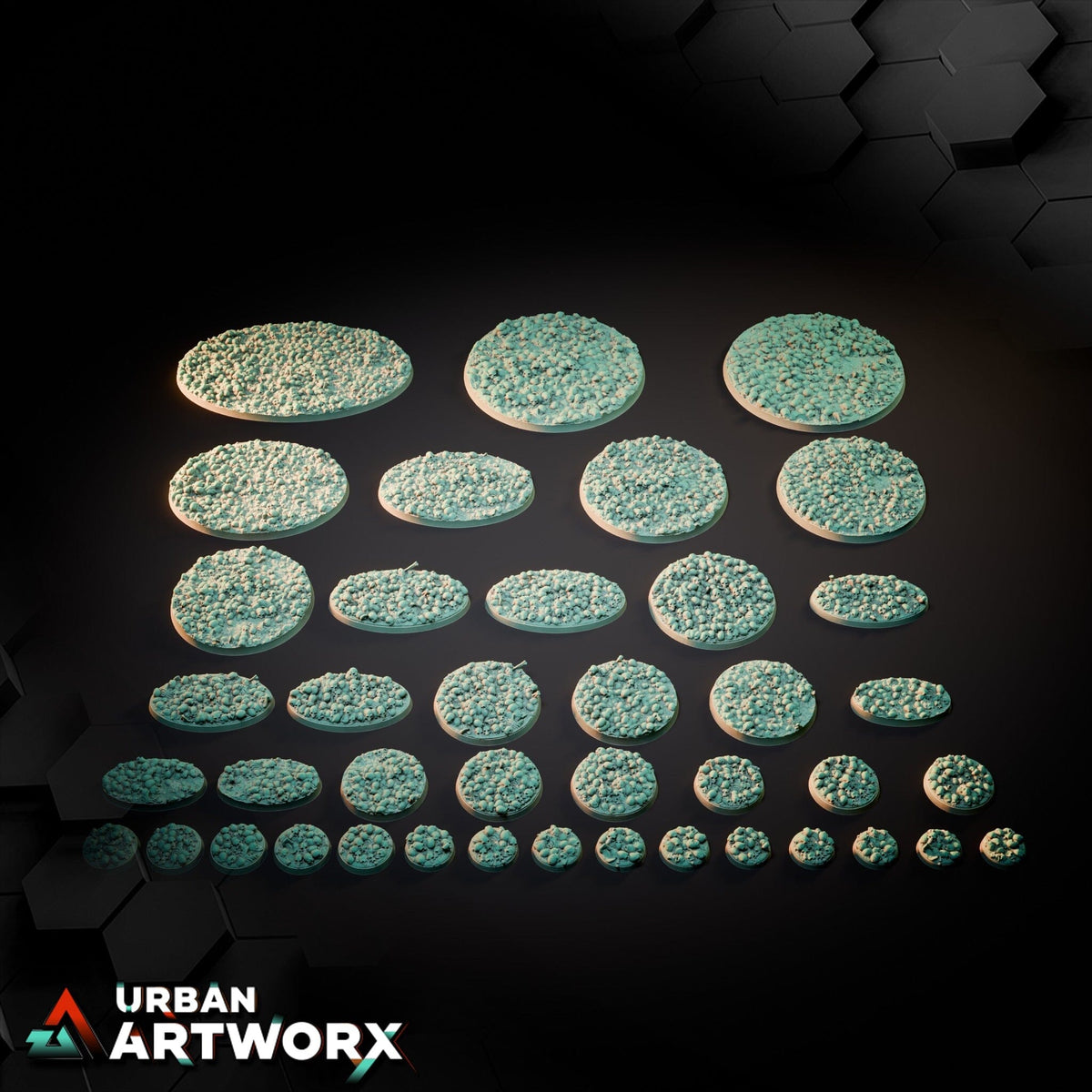 Tabletop Bases - Txarli Factory - Death Skulls Bases Bases Txarli Factory