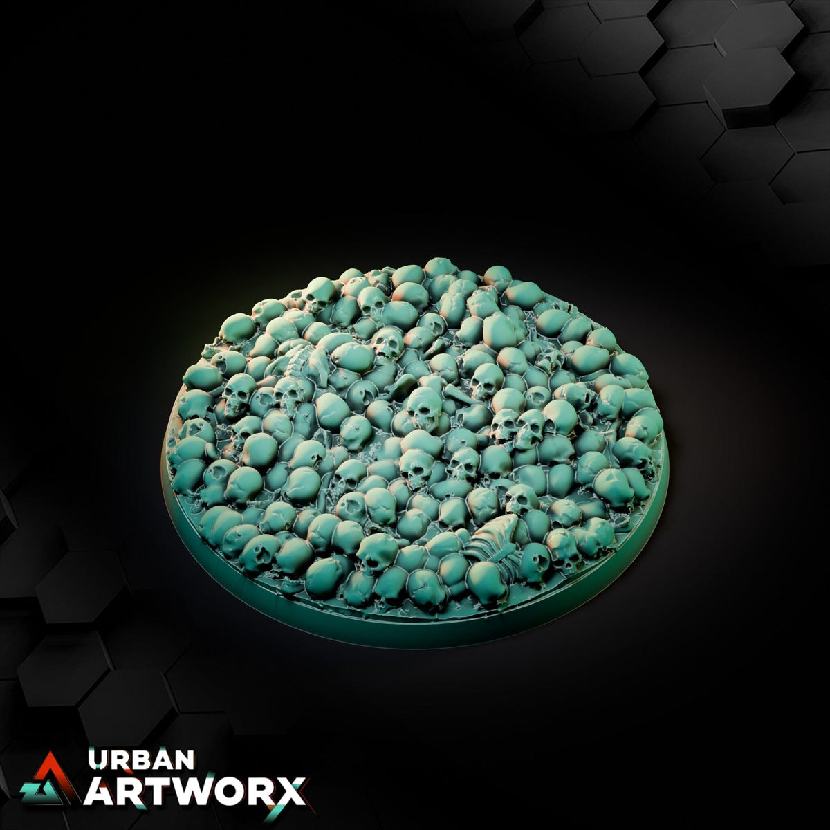 Tabletop Bases - Txarli Factory - Death Skulls Bases Bases Txarli Factory Round 80mm