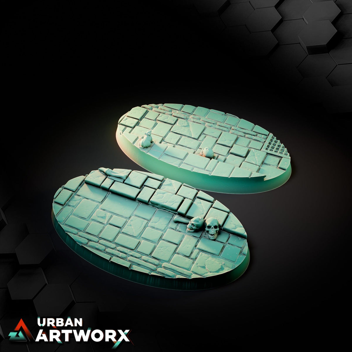 Tabletop Bases - Txarli Factory - Dungeon Bases Bases Txarli Factory Oval 75x42mm (2)