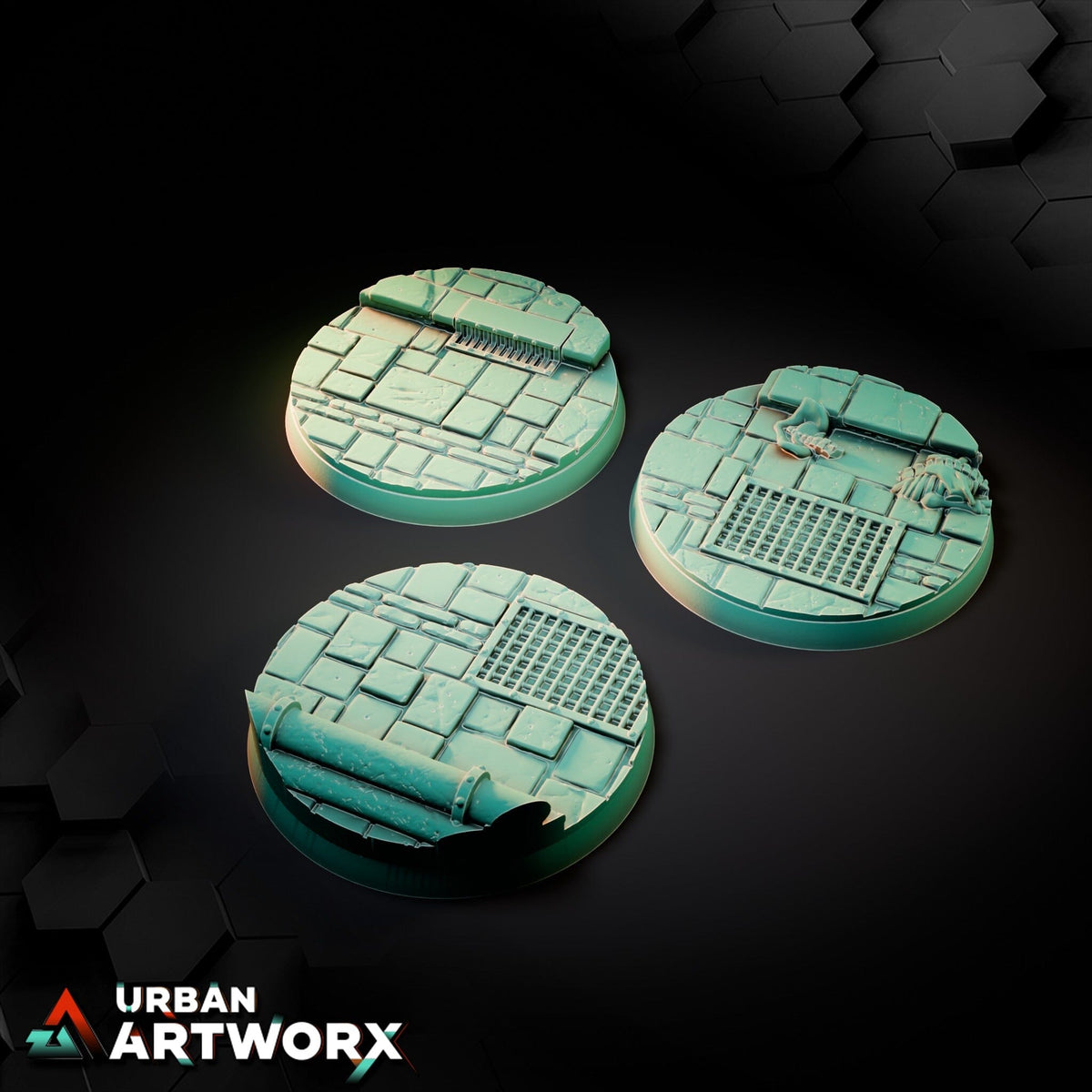 Tabletop Bases - Txarli Factory - Dungeon Bases Bases Txarli Factory Round 50mm (3)