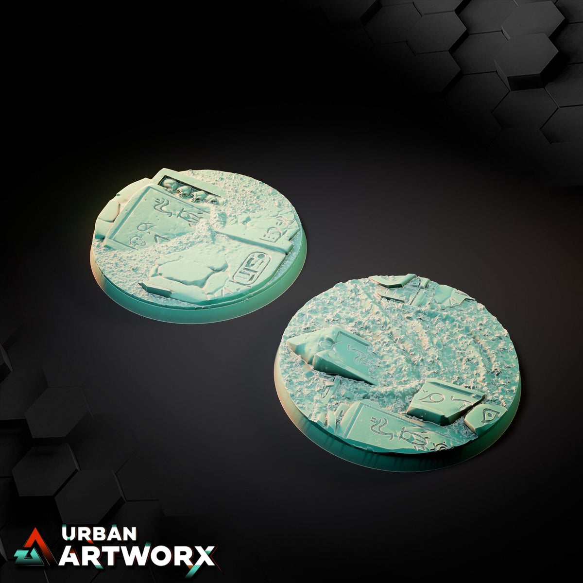 Tabletop Bases - Txarli Factory - Egyptian Bases Bases Txarli Factory Round 60mm (2)