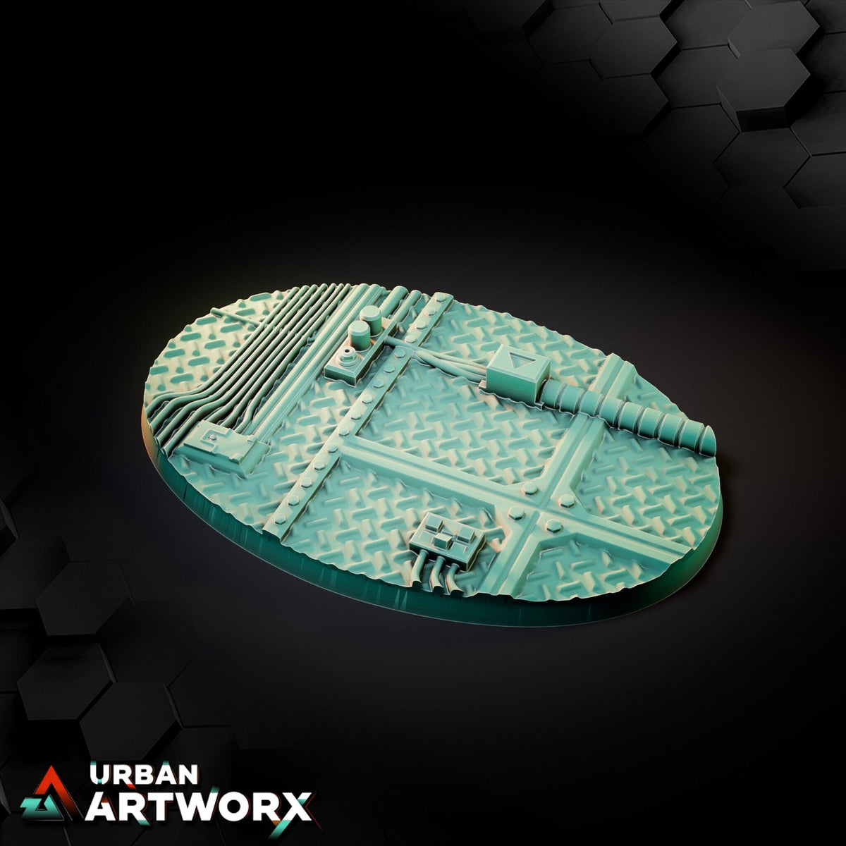 Tabletop Bases - Txarli Factory - Factory Bases Bases Txarli Factory Oval 105x70mm
