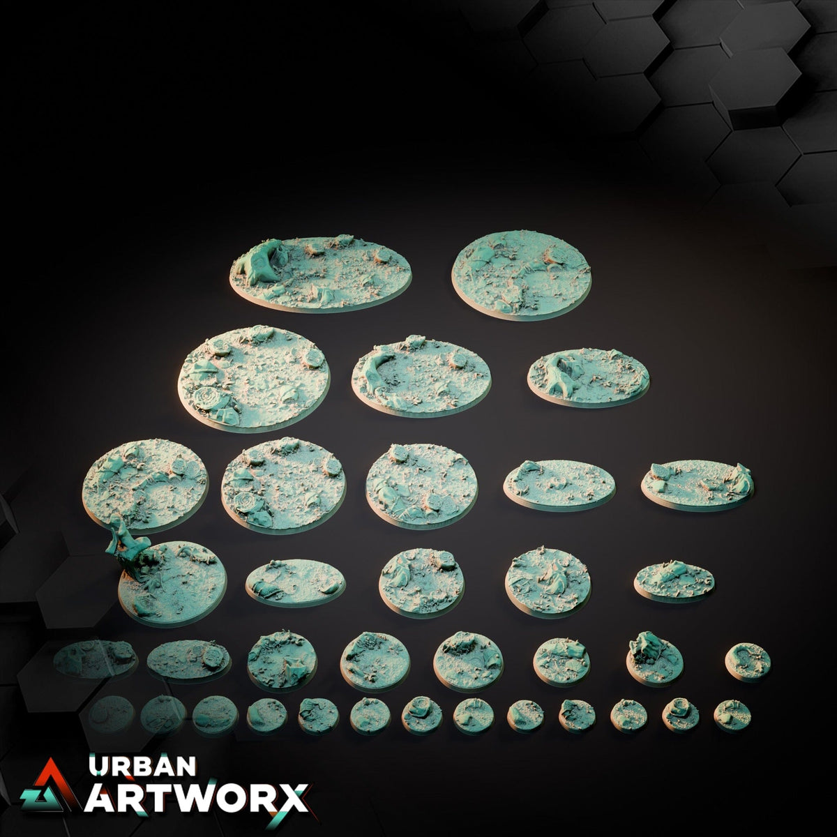 Tabletop Bases - Txarli Factory - Forest Bases Bases Txarli Factory
