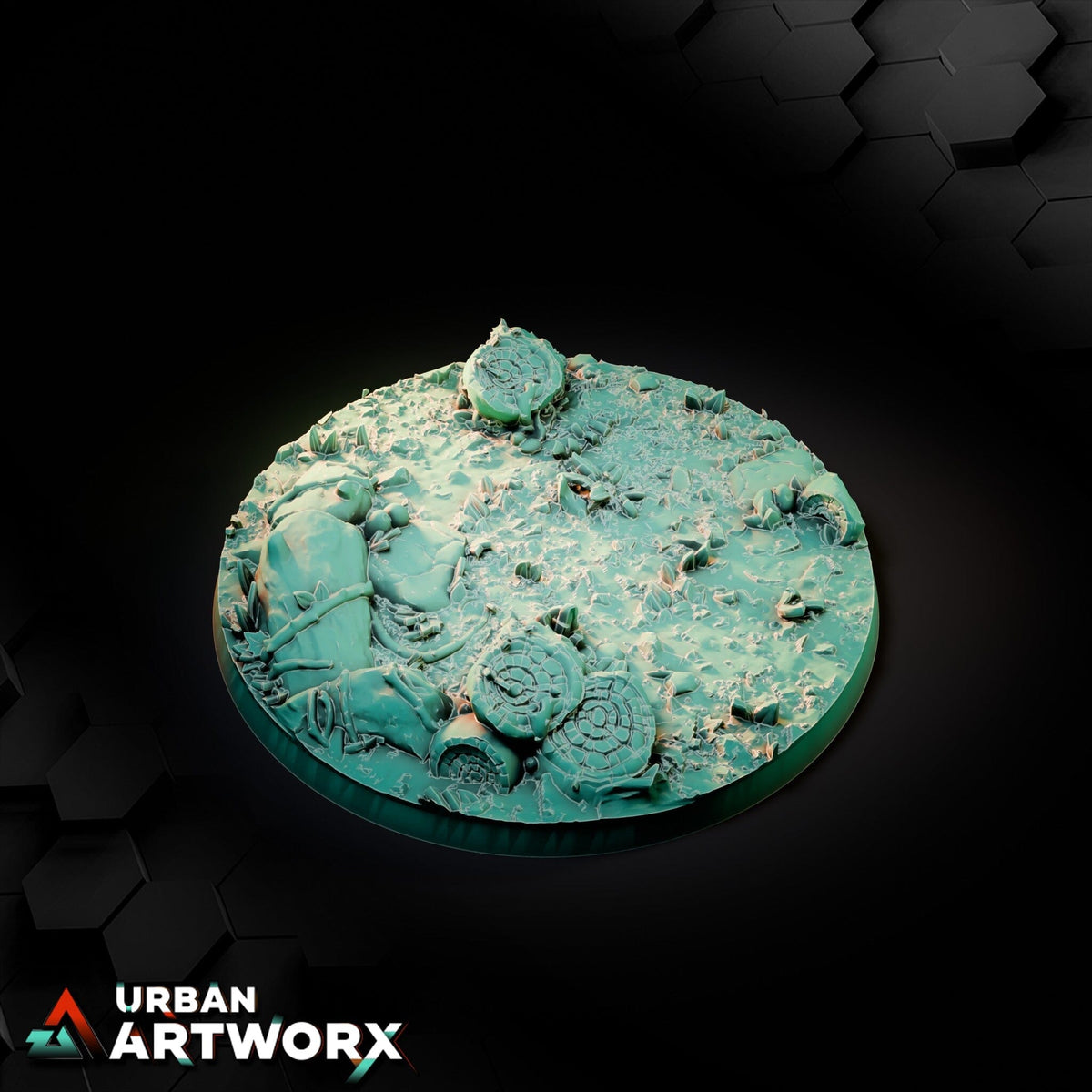 Tabletop Bases - Txarli Factory - Forest Bases Bases Txarli Factory Round 90mm