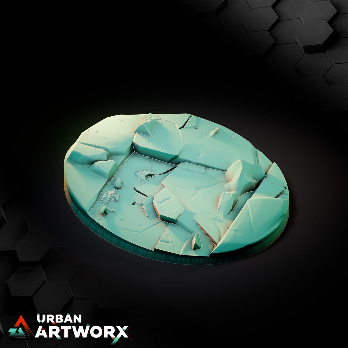 Tabletop Bases - Txarli Factory - Frozen Bases Bases Txarli Factory Oval 120x92mm