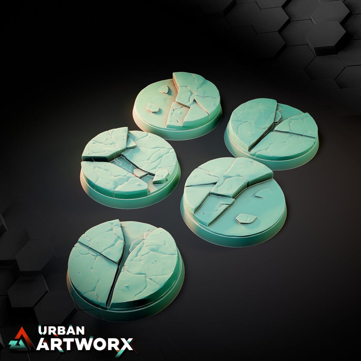 Tabletop Bases - Txarli Factory - Frozen Bases Bases Txarli Factory Round 40mm (5)