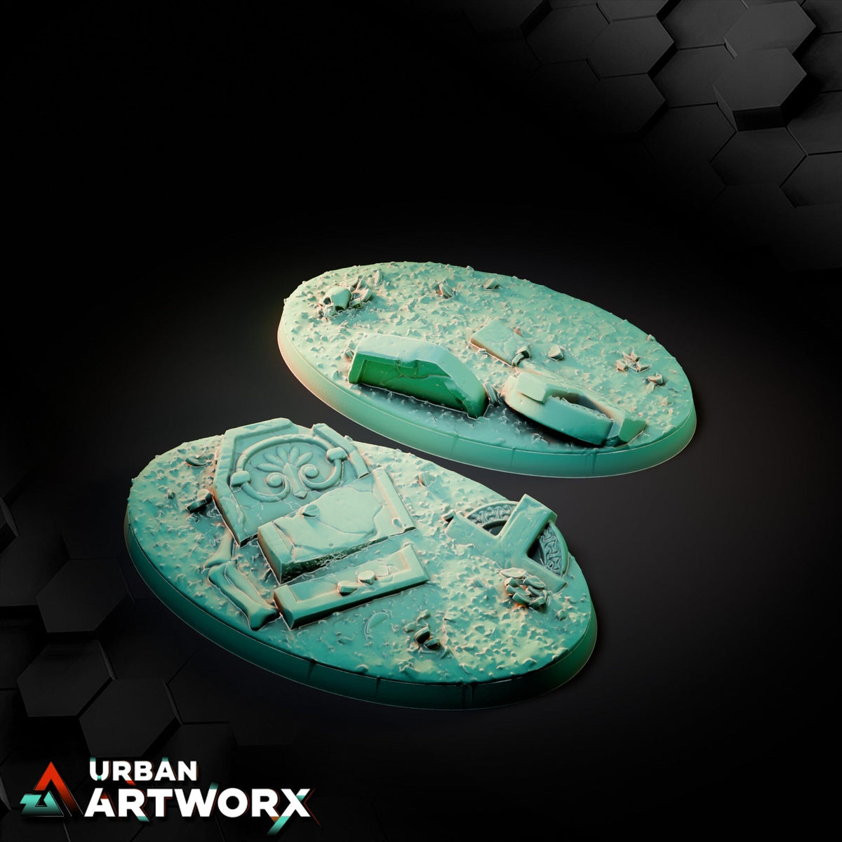 Tabletop Bases - Txarli Factory - Graveyard Bases Bases Txarli Factory Oval 75x42mm (2)