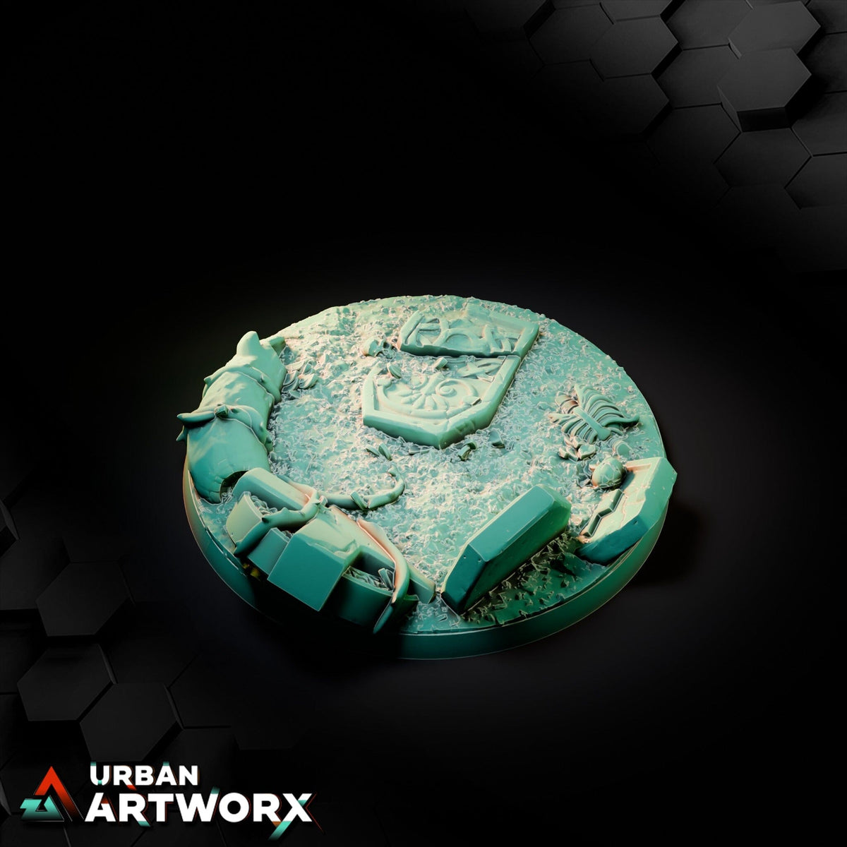 Tabletop Bases - Txarli Factory - Graveyard Bases Bases Txarli Factory Round 80mm
