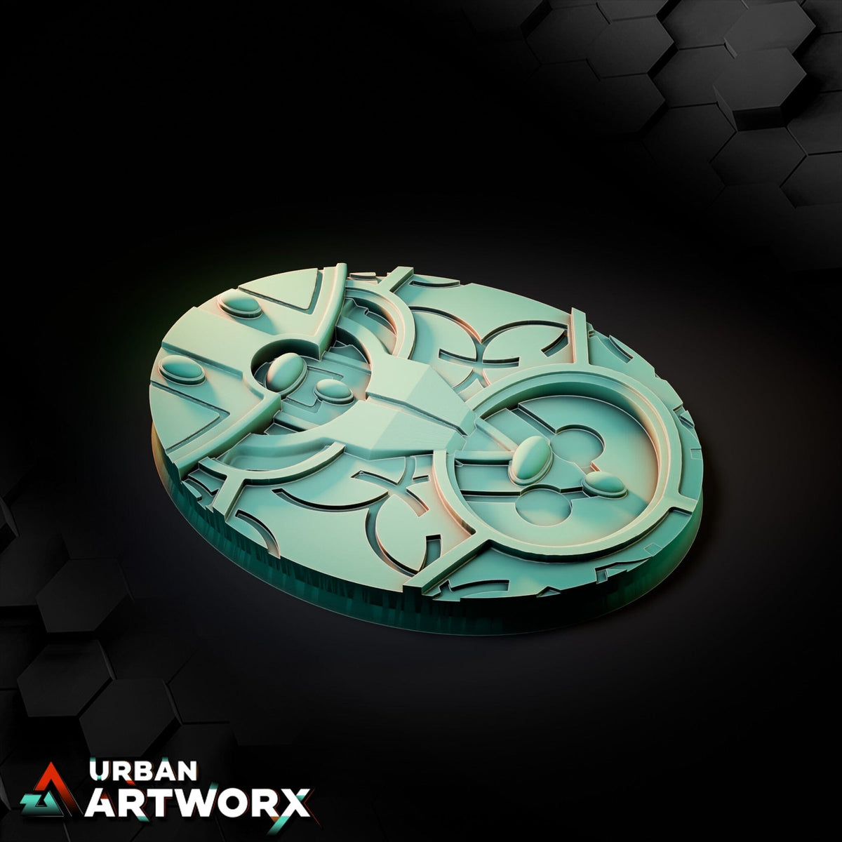 Tabletop Bases - Txarli Factory - Magic Temple Bases Bases Txarli Factory Oval 120x92mm