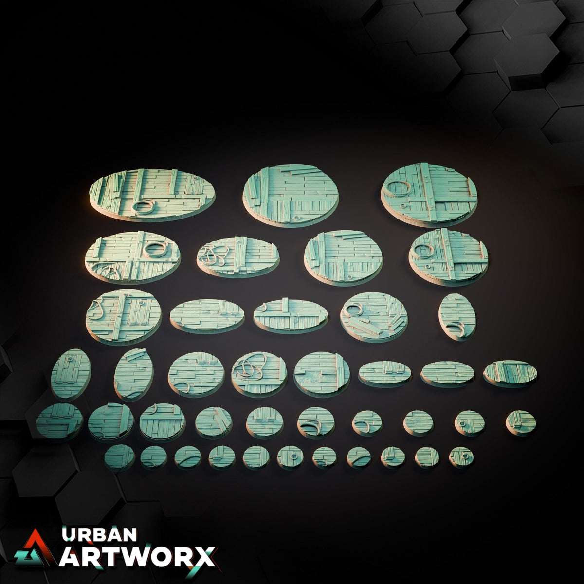 Tabletop Bases - Txarli Factory - Wooden Bases Bases Txarli Factory